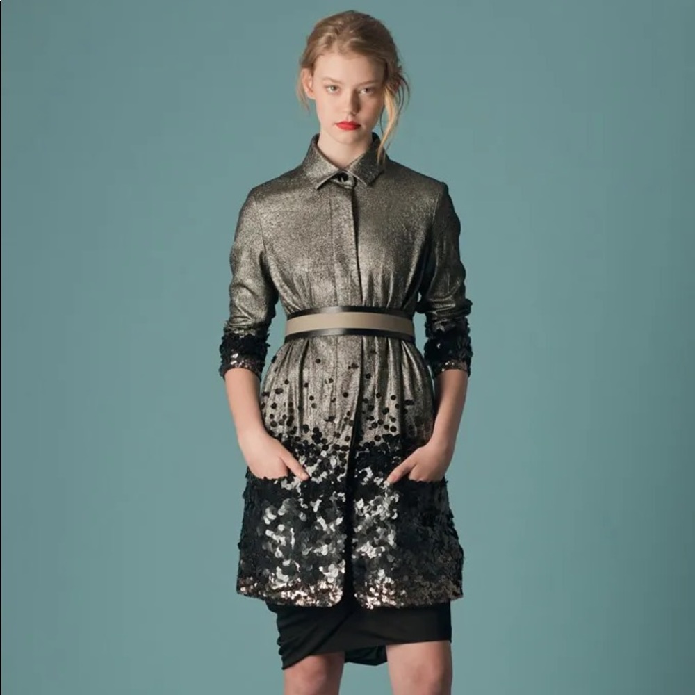 Doo.Ri designer paillette sequin coat jacket 2012 Resort collection size M $1k+